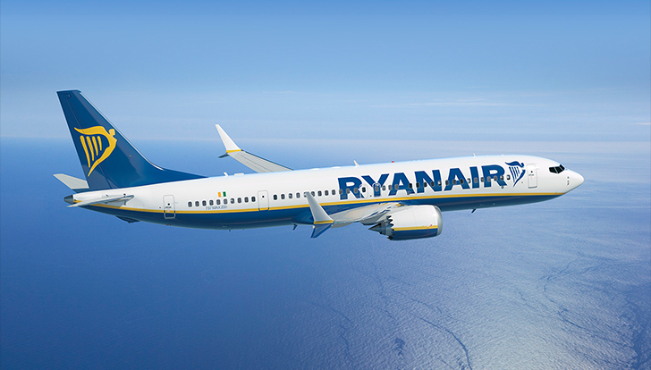 Ryanair'i lennuk. Allikas: Ryanair.com